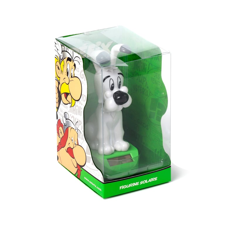 Asterix Solar Powered Collectible Idefix (Dogmatix) Figurine - Licensed Home Decor Collectibles