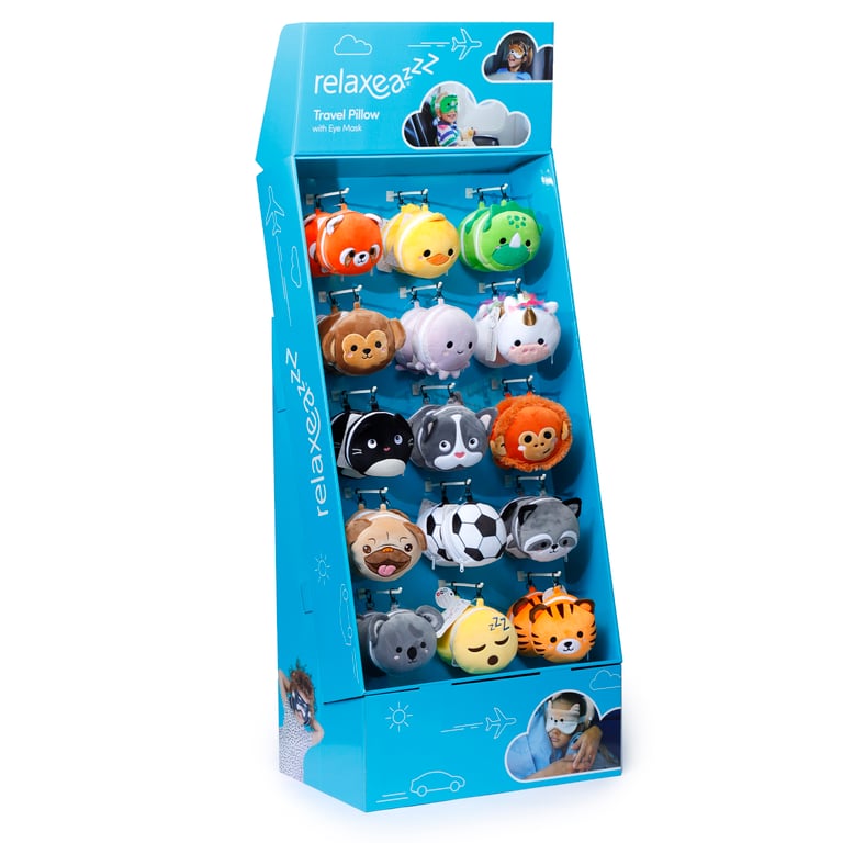 FSDU Display Unit - 15 Hook FSC Sourced, Recycled Material, UK Manufactured Free Standing Display