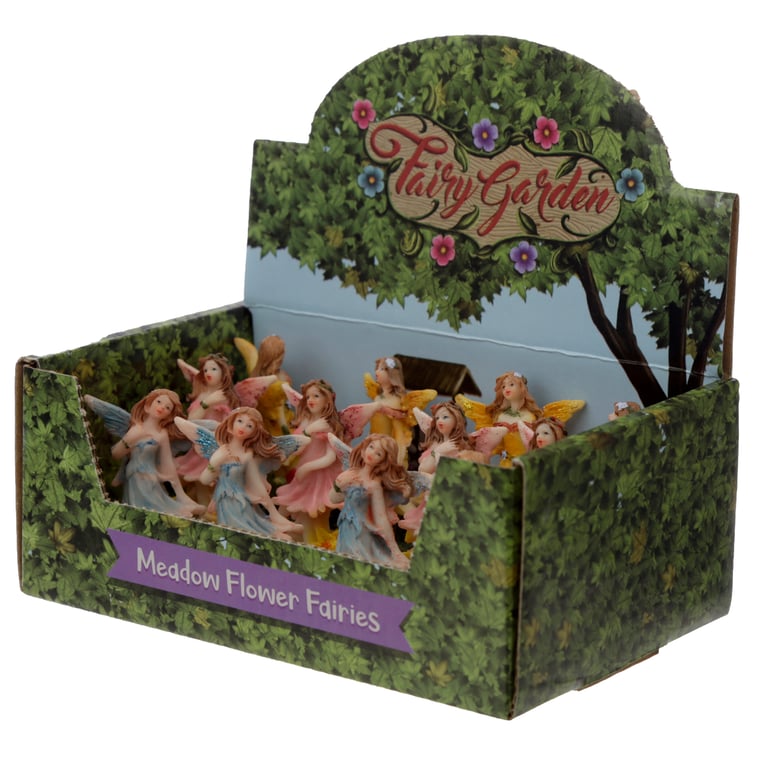 Meadow Flower Fairy Resin Collectible Statue