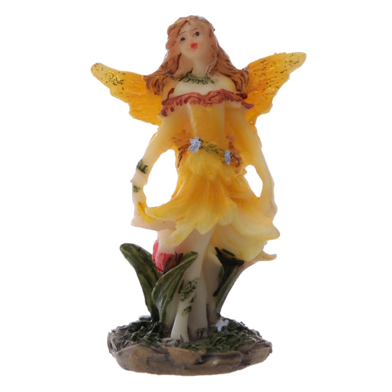 Meadow Flower Fairy Resin Collectible Statue