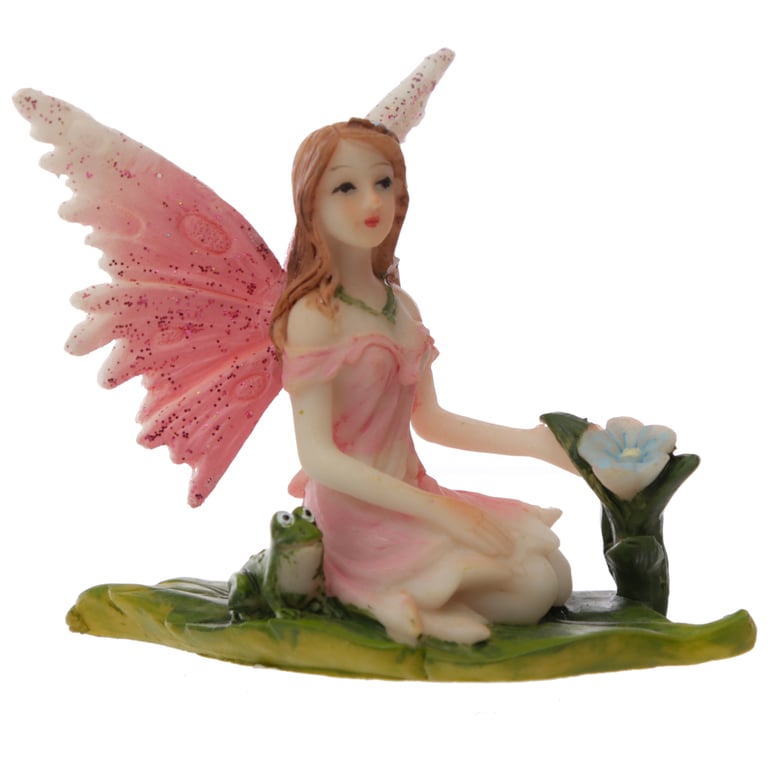 Flora and Fauna Resin Flower Fairy Figurine Home Garden Ornament