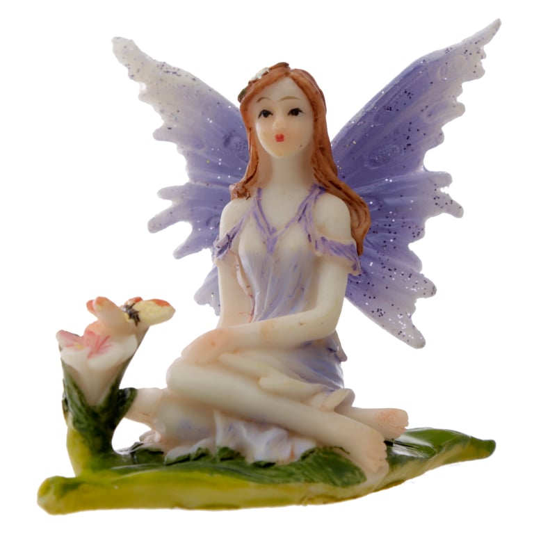 Flora and Fauna Resin Flower Fairy Figurine Home Garden Ornament