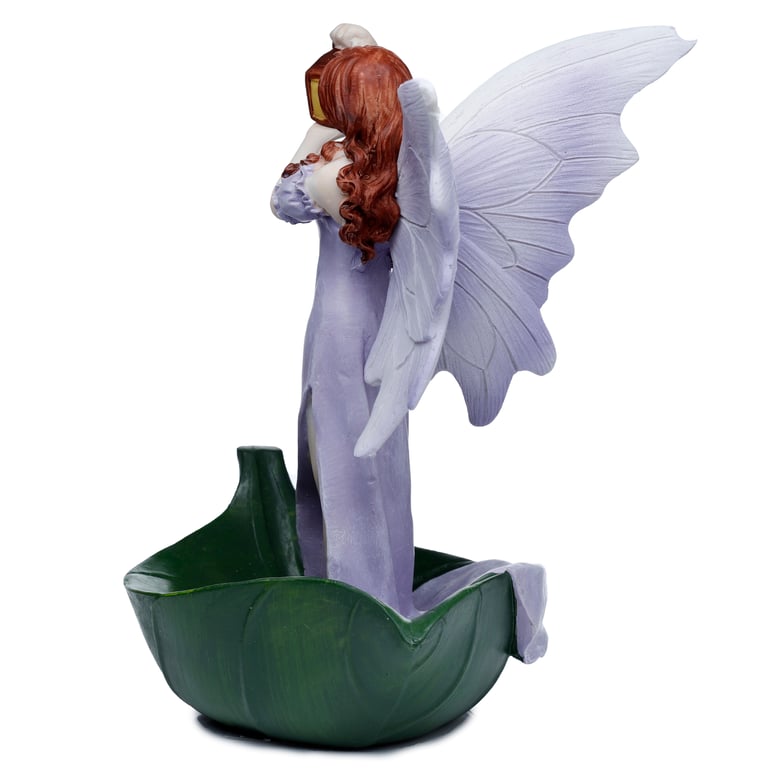 Lilac Fairies - Light of the Forest Resin Garden Ornament Statue