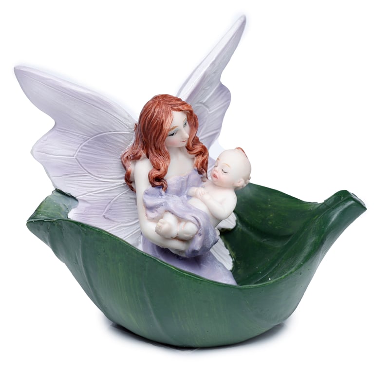 Lilac Fairies - Forest Mother Fairy Resin Figurine Decoration