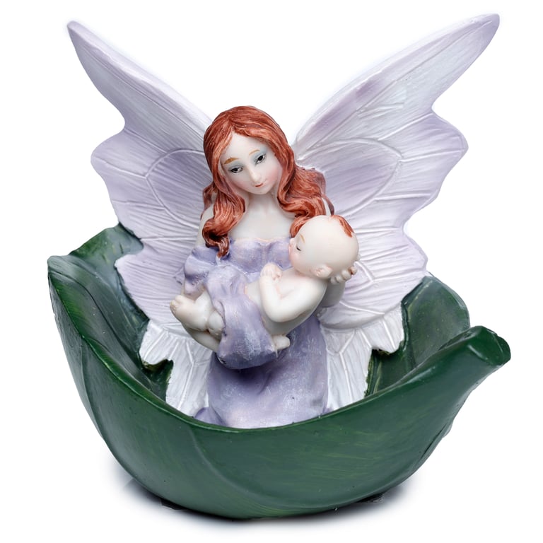 Lilac Fairies - Forest Mother Fairy Resin Figurine Decoration
