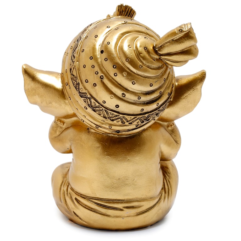 Decorative Resin Ganesh Figurines Set of 3 - Speak No Evil Home Decor