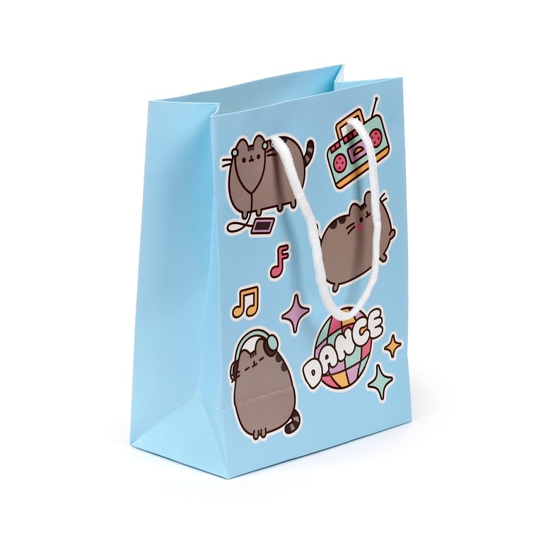 Pusheen Cat Core Medium Licensed Card Gift Bag with Cord Handles