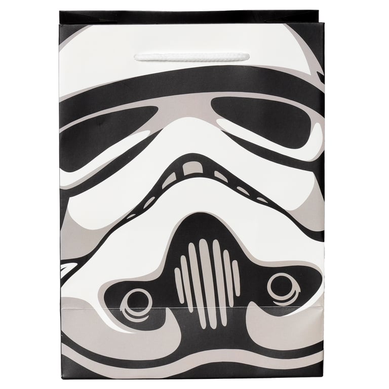Original Stormtrooper Licensed Gift Bag - Card Material with Cord Handles