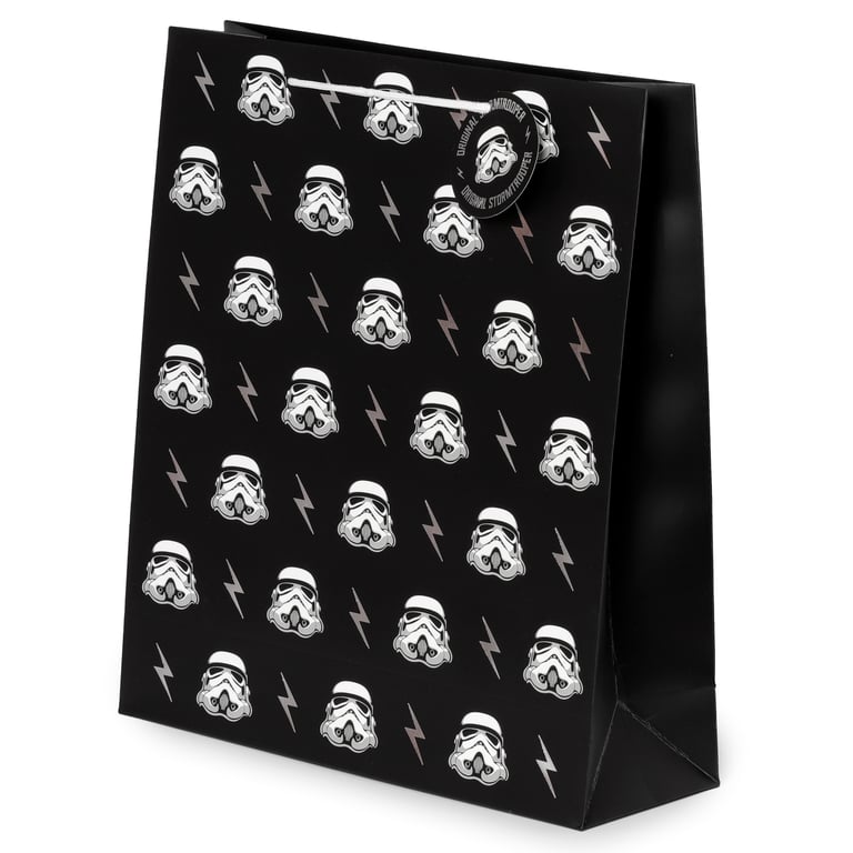 Extra Large Licensed Stormtrooper Card Gift Bag with Cord Handles