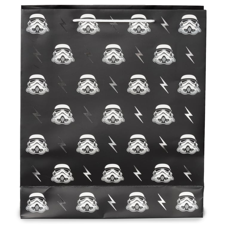 Extra Large Licensed Stormtrooper Card Gift Bag with Cord Handles
