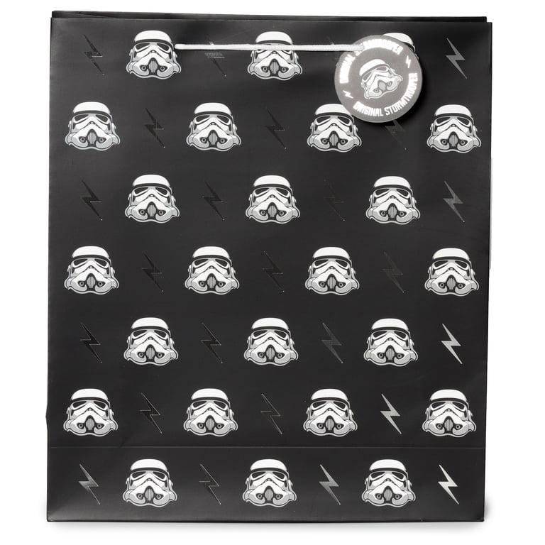 Extra Large Licensed Stormtrooper Card Gift Bag with Cord Handles