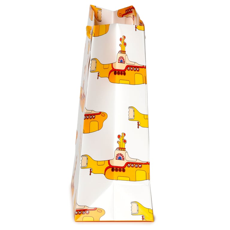The Beatles Yellow Submarine Licensed Card Gift Bag with Cord Handles