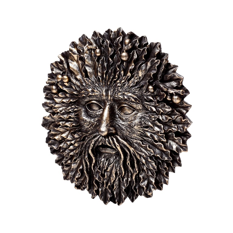 Fantasy Treeman Resin Wall Plaque - Indoor Decor with Wall Mount Option