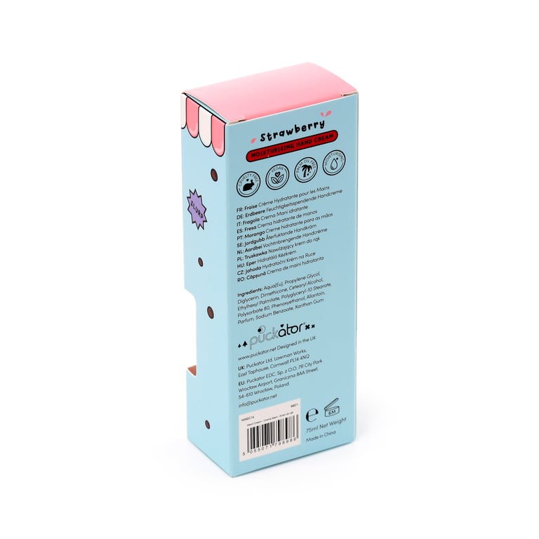 Moisturising Hand Cream 75ml - Cruelty Free & Vegan Strawberry Vanilla Scent