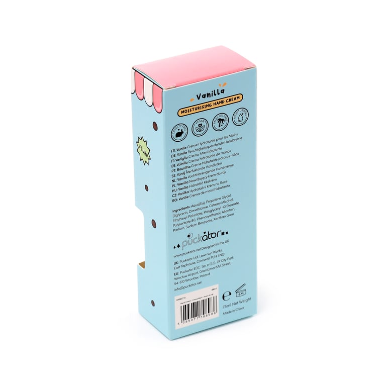 Moisturising Hand Cream 75ml - Cruelty Free & Vegan Strawberry Vanilla Scent