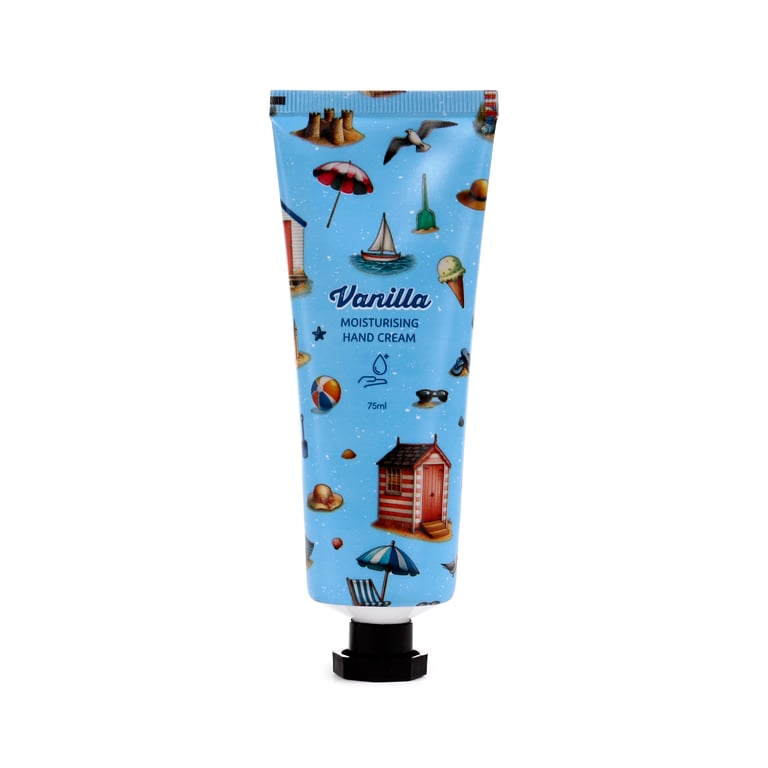 Moisturising Hand Cream - Vegan, Palm Oil Free & Cruelty Free Strawberry Vanilla 75ml