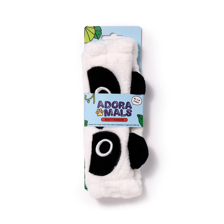 Adoramals Susu the Panda Plush Beauty Headband - Machine Washable One Size Polyester