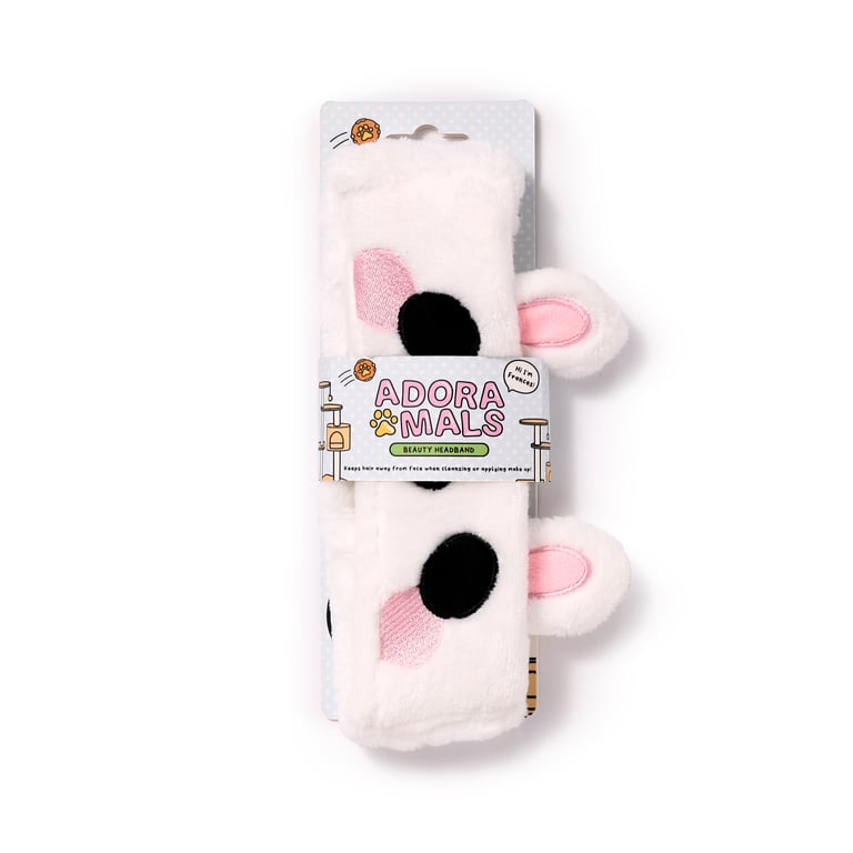 Adoramals Frances the Rabbit Plush Headband - Machine Washable Beauty Accessory