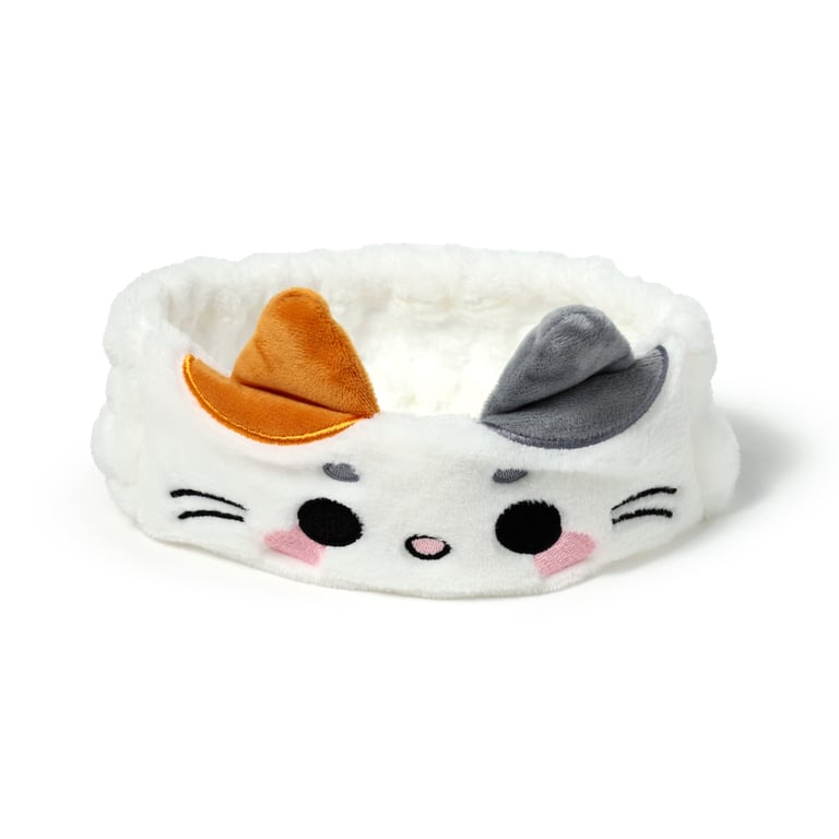 Adoramals Lola the Cat Plush Headband - One Size, Machine Washable Polyester