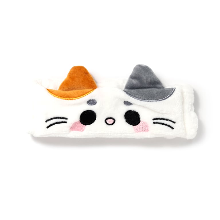 Adoramals Lola the Cat Plush Headband - One Size, Machine Washable Polyester