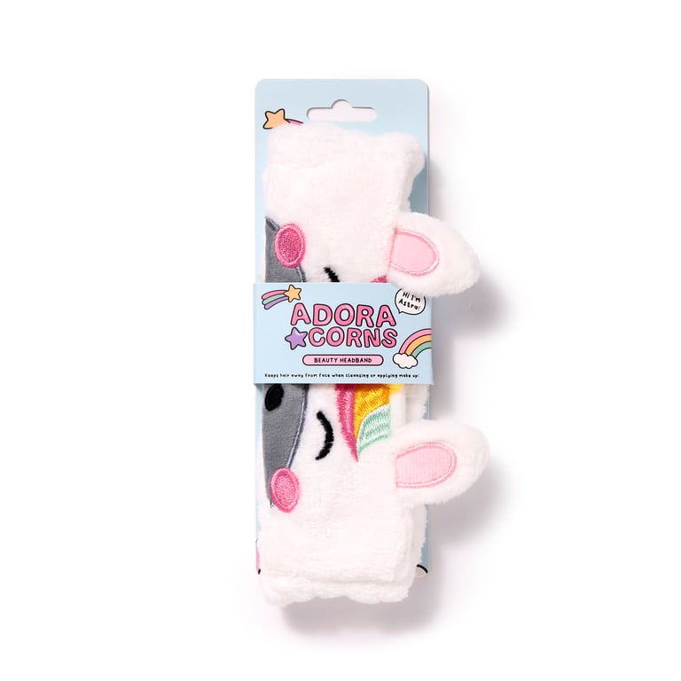 Adoracorns Astra Plush Unicorn Headband - One Size, Machine Washable