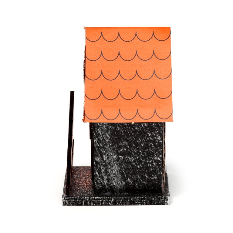 LED Halloween Trick or Treat Pumpkin House Decoration - Batteries Included