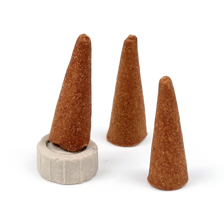Satya Nag Champa Incense Cones - 12 Pack, Cruelty Free & Vegan, 30 Min Burn Time
