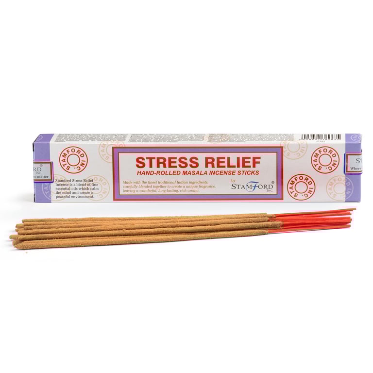 Stamford Masala Lavender and Orange Blossom Stress Relief Incense Sticks - Cruelty Free & Vegan