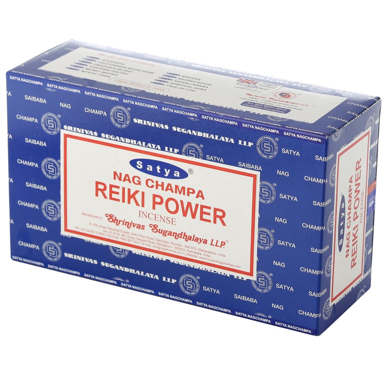 Satya Nag Champa Reiki Power Hand-Rolled Cruelty-Free Incense Sticks