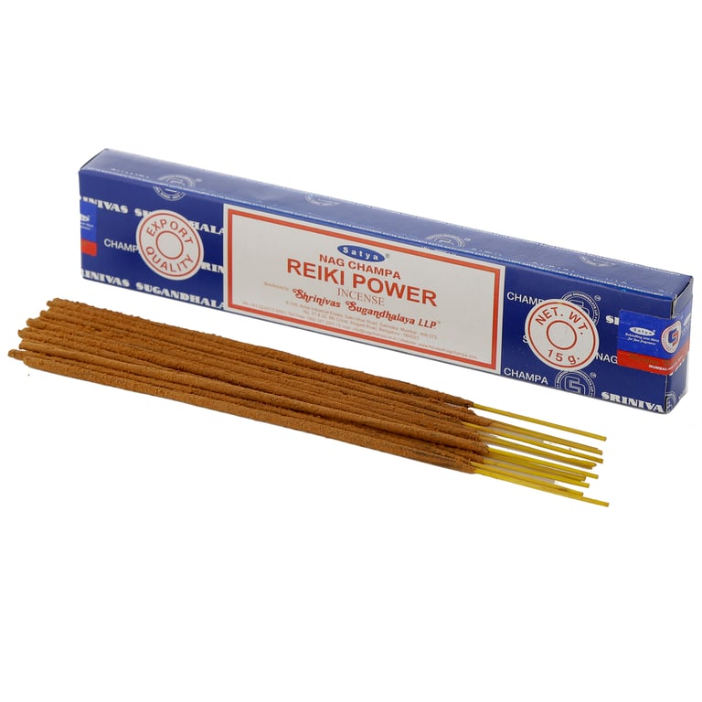 Satya Nag Champa Reiki Power Hand-Rolled Cruelty-Free Incense Sticks