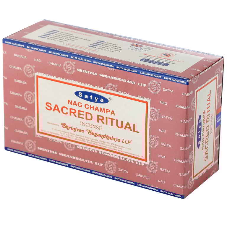 Satya Nag Champa Hand Rolled Vegan & Cruelty Free Incense Sticks