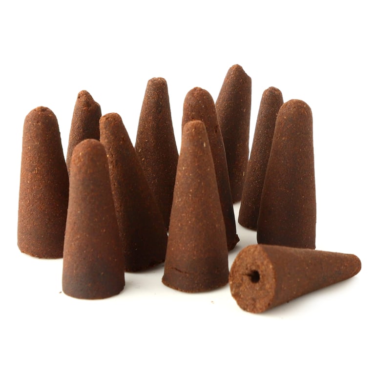 Stamford Backflow Hand Rolled Lavender Incense Cones - Cruelty Free & Vegan