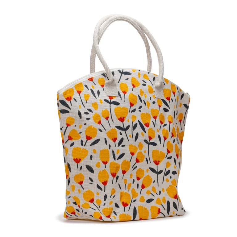 Jute Beach Bag - Reusable Eco Friendly Home Decor Bag