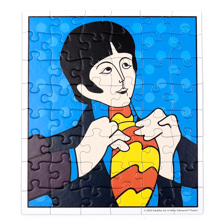 48pc Recycled Eco-Friendly Yellow Submarine Jigsaw Puzzle - Plastic Free & Surprise Item