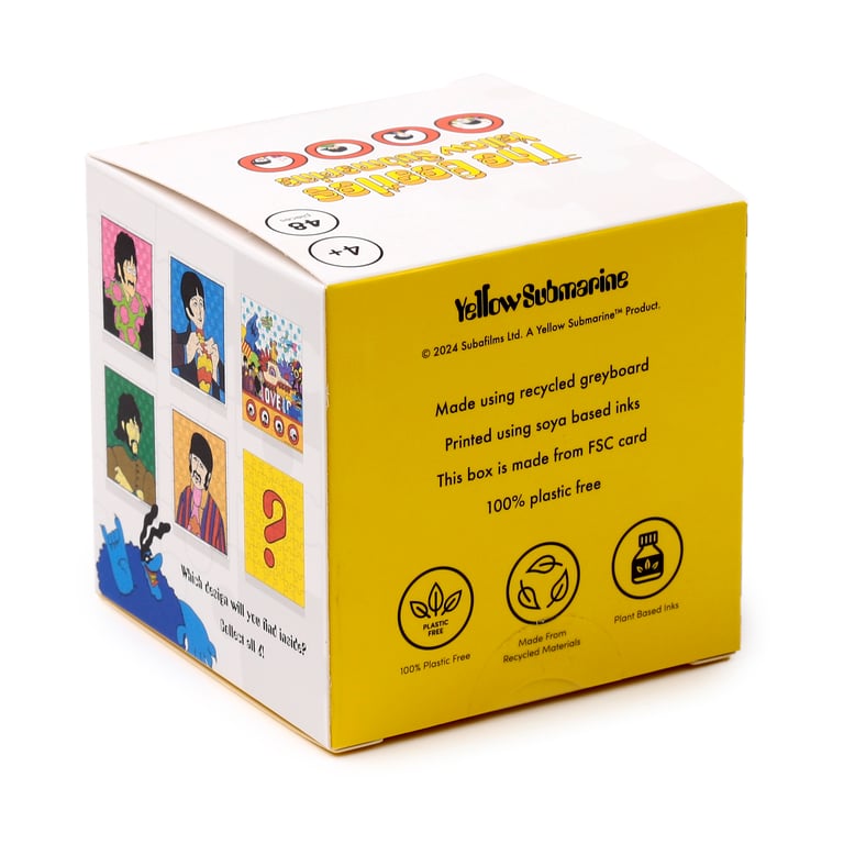 48pc Recycled Eco-Friendly Yellow Submarine Jigsaw Puzzle - Plastic Free & Surprise Item