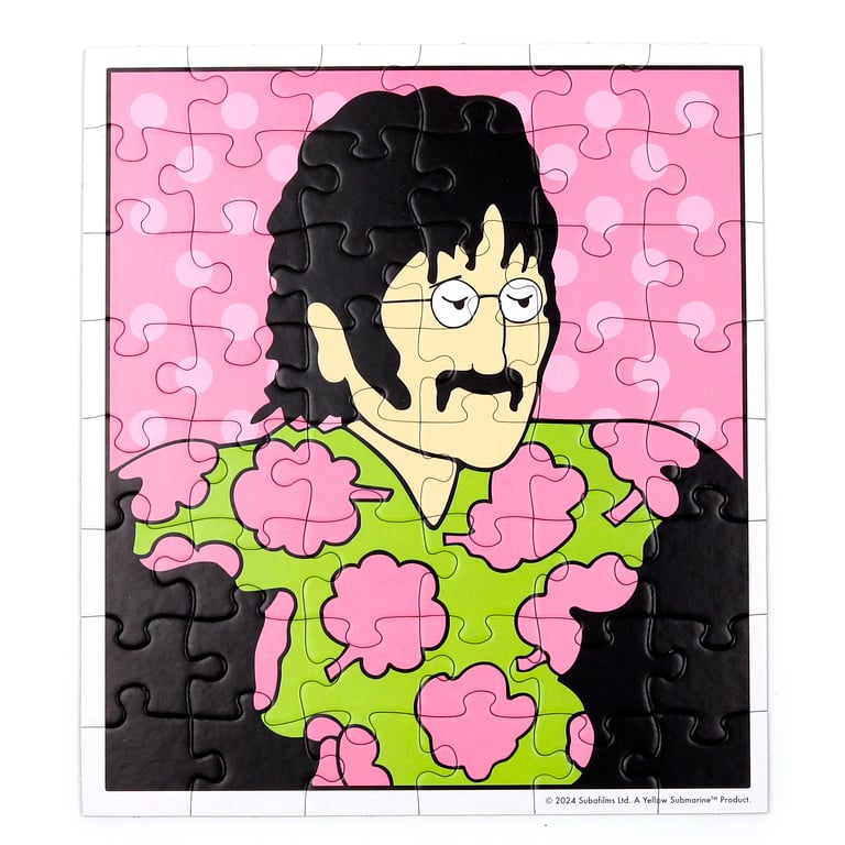 48pc Recycled Eco-Friendly Yellow Submarine Jigsaw Puzzle - Plastic Free & Surprise Item