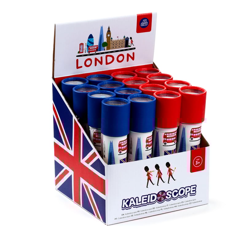 London Souvenir Polystyrene Kaleidoscope - CE Marked and EN71 Compliant Children s Toy
