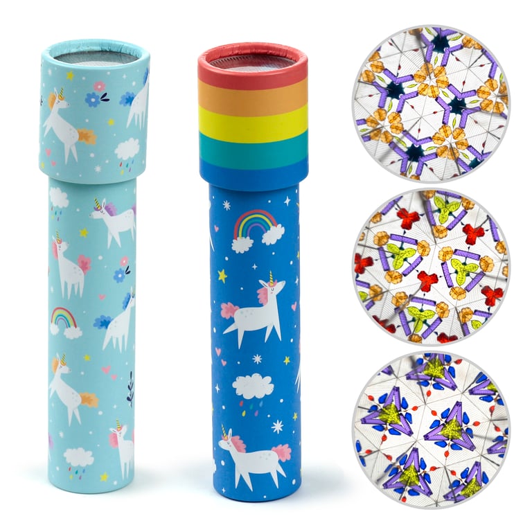 Polystyrene Unicorn Magic Kaleidoscope - CE & EN71 Safety Marked for Kids
