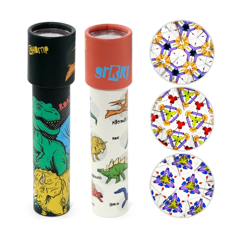 Dinosauria Kaleidoscope - CE Marked Educational Toy for Kids 3 Years