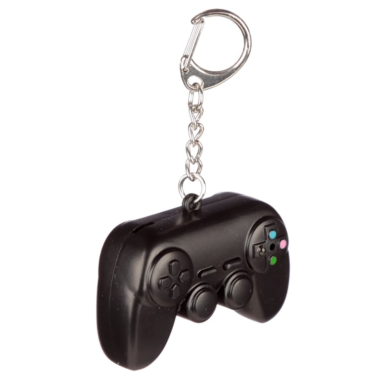 LED Light & Sound Keyring - Game Over, CE Marked, Battery Included, Retro Gaming Noise