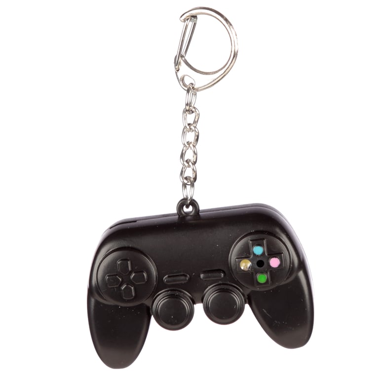 LED Light & Sound Keyring - Game Over, CE Marked, Battery Included, Retro Gaming Noise