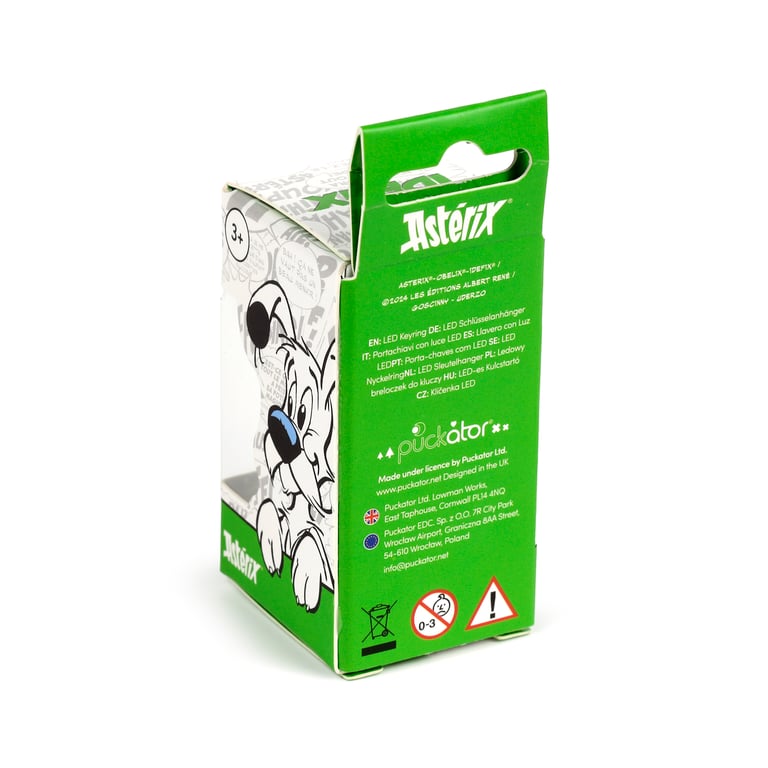 LED Light Keyring - Idefix (Dogmatix) Asterix CE Marked & EN71 Compliant