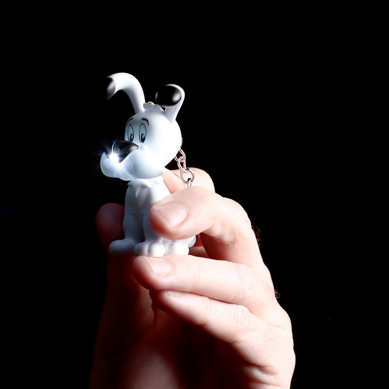 LED Light Keyring - Idefix (Dogmatix) Asterix CE Marked & EN71 Compliant