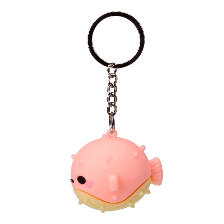 Adoramals Puff the Puffer Fish CE Marked PVC Keyring