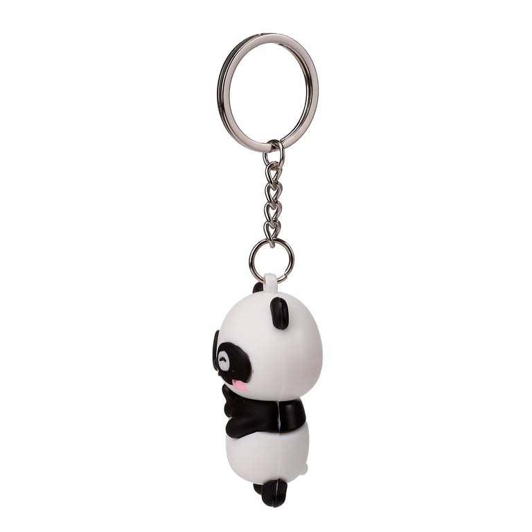 3D PVC Susu the Panda Keyring - CE Marked & Stainless Steel
