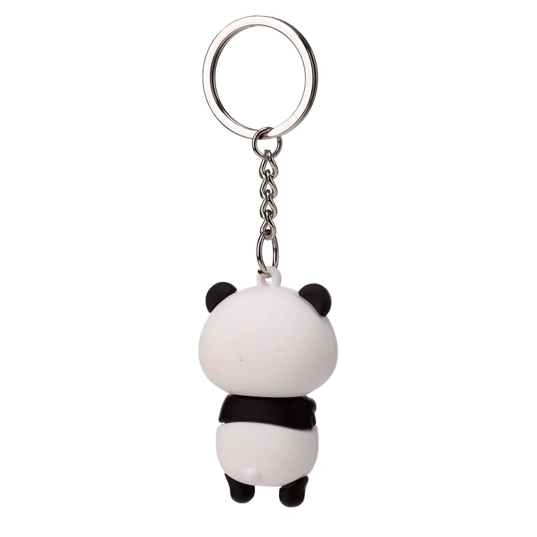 3D PVC Susu the Panda Keyring - CE Marked & Stainless Steel