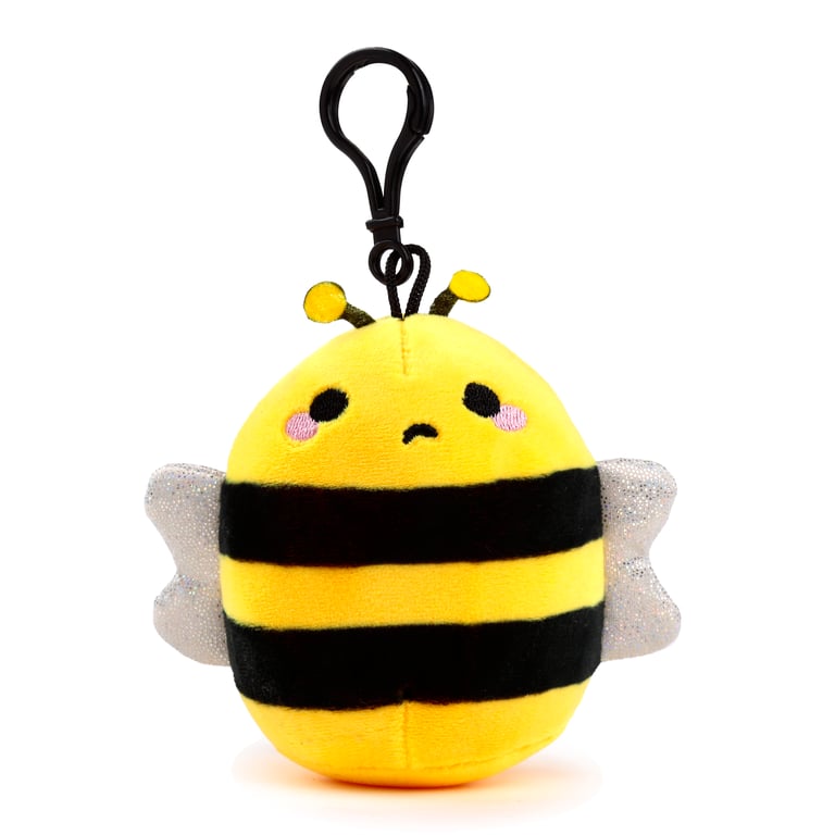 Adoramals Squidglys Plush Keyring - CE Marked Soft Toy Keychain