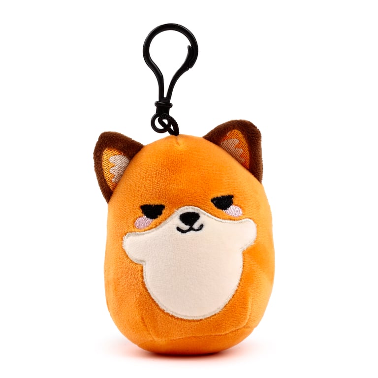 Adoramals Squidglys Plush Keyring - CE Marked Soft Toy Keychain