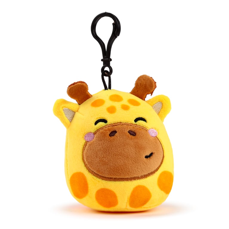 Velboa Squidglys Plush Keyring - CE/UKCA Marked & EN71 Compliant