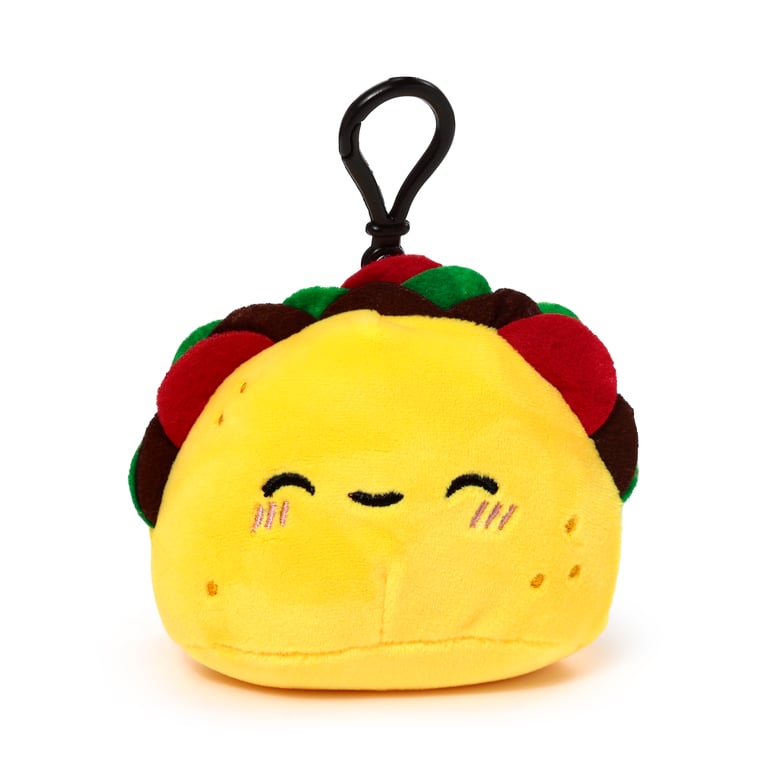 Squidglys Plush Keyring - Soft Velboa Material, CE & UKCA Marked, EN71 Compliant